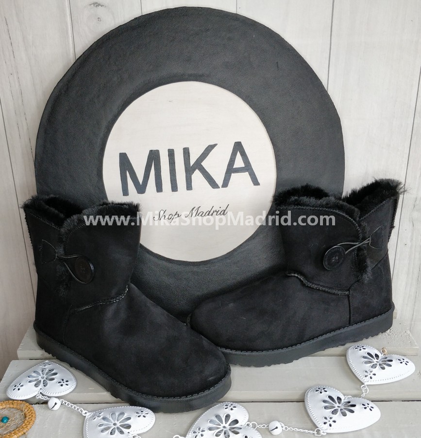 Bota Australiana Negra – Mika Shop Madrid